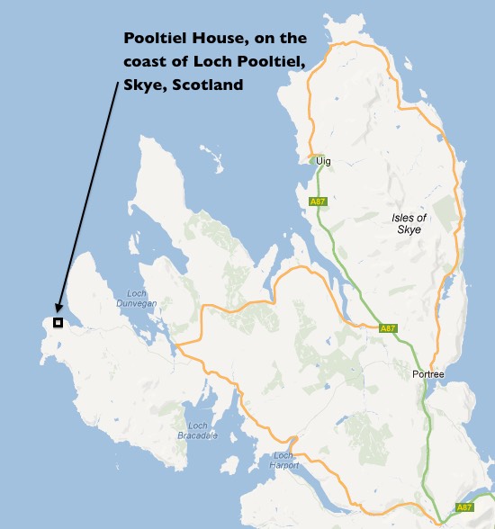 Map-of-Pooltiel-House-on-Skye-Scotland