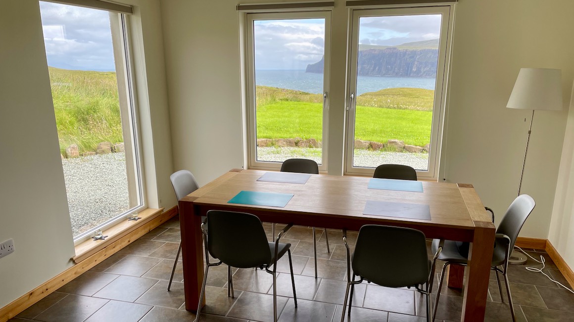Pooltiel House - dining with seaview